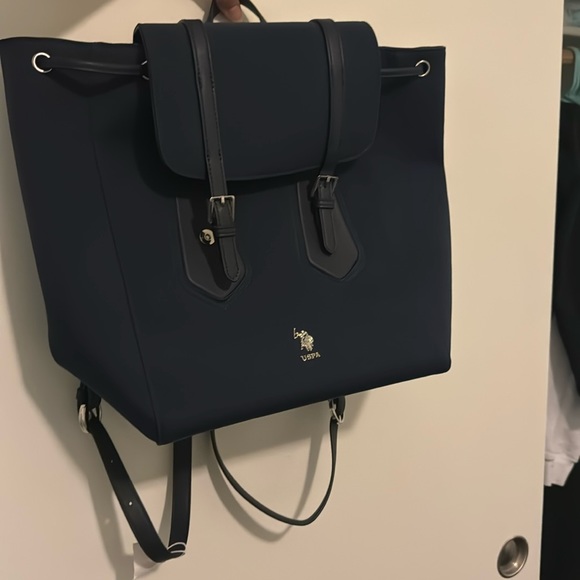 US polo blue backpack with tags